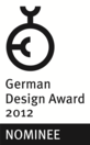 Nominated: German Design Award 2012 Nominated: German Design Award 2012