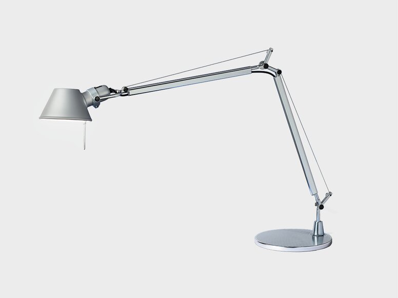 Design Original Artemide Flexibly adjustable aluminium desk lamp