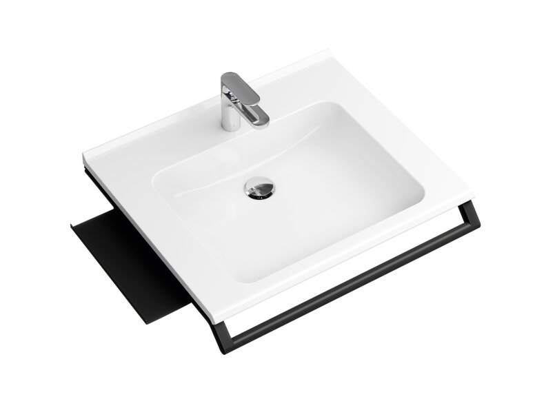 HEWI Modular washbasin system Modular washbasin system with grab rail and shelf